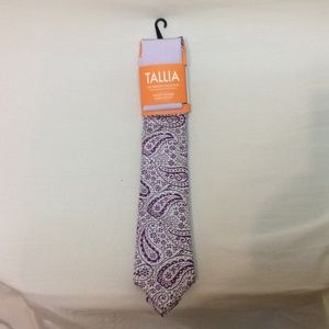 Tallia Mens Paisley Pocket Square & Necktie Set